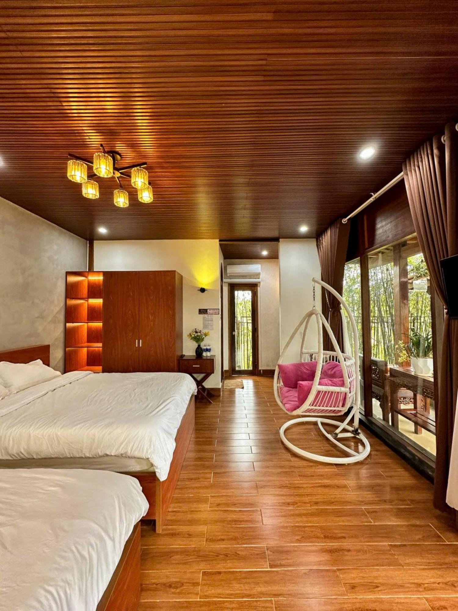 Vuon Tra Homestay Mang Den Kon Von Kla Exterior foto